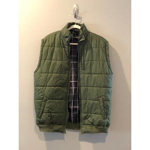 Burnside Green Puffer Vest